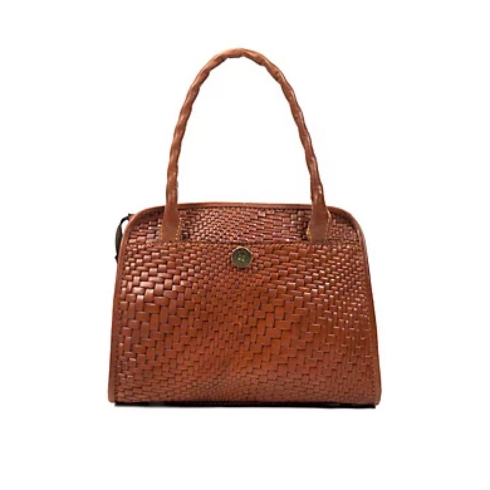 Leather Patricia Nash woven handbag
